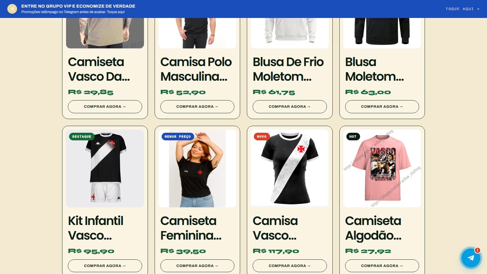 print do projeto lojadacopa home baixo