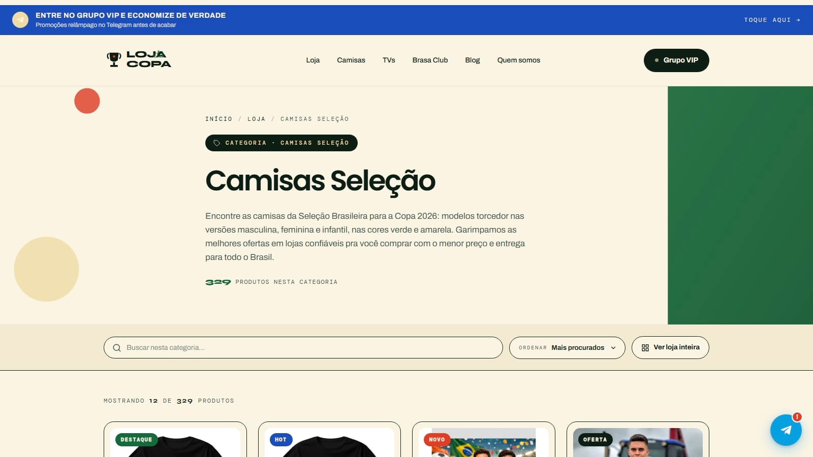 print do projeto lojadacopa product category camisas